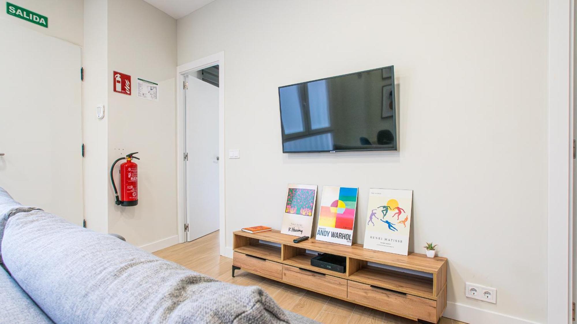 Madrid Confort Urbano 1 Dormitorio Ac Wifi Cocina 外观 照片