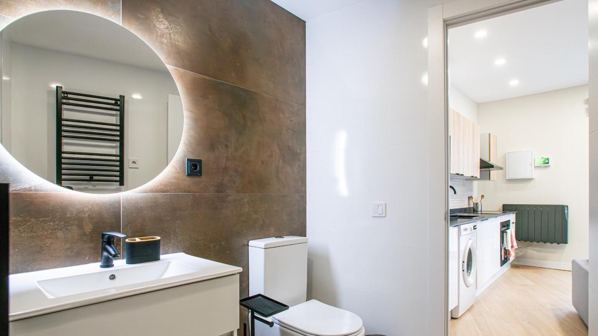 Madrid Confort Urbano 1 Dormitorio Ac Wifi Cocina 外观 照片