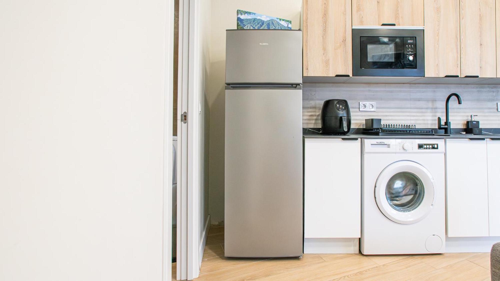 Madrid Confort Urbano 1 Dormitorio Ac Wifi Cocina 外观 照片