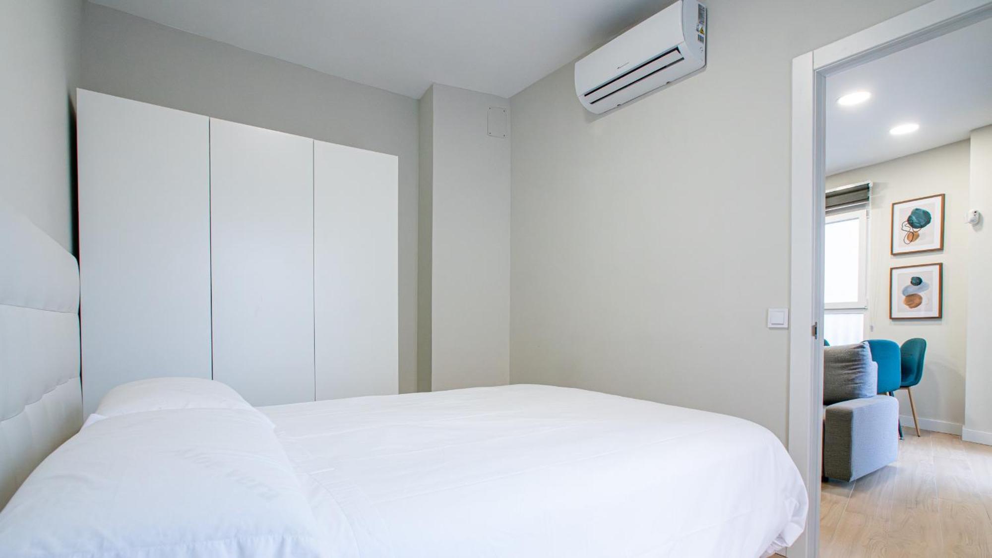 Madrid Confort Urbano 1 Dormitorio Ac Wifi Cocina 外观 照片